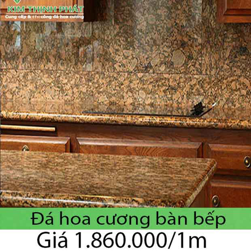 Bếp đá hoa cương granite hưởng trọn vẹn những giây phút gần gũi
