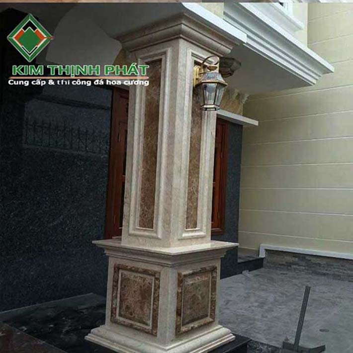 Cột đá hoa cương granite cho bạn không gian cực sang chảnh ngôi nhà