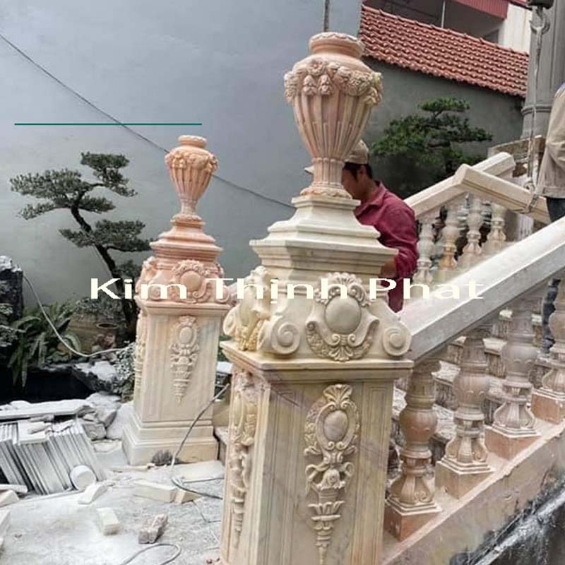 Đá hoa cương lan can granite